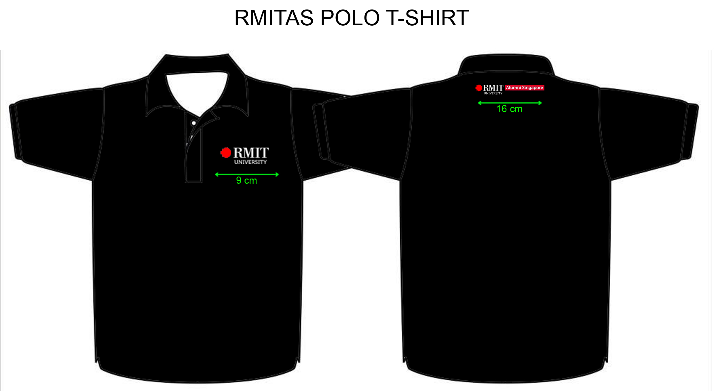 Official RMIT Alumni Singapore Polo T-Shirt